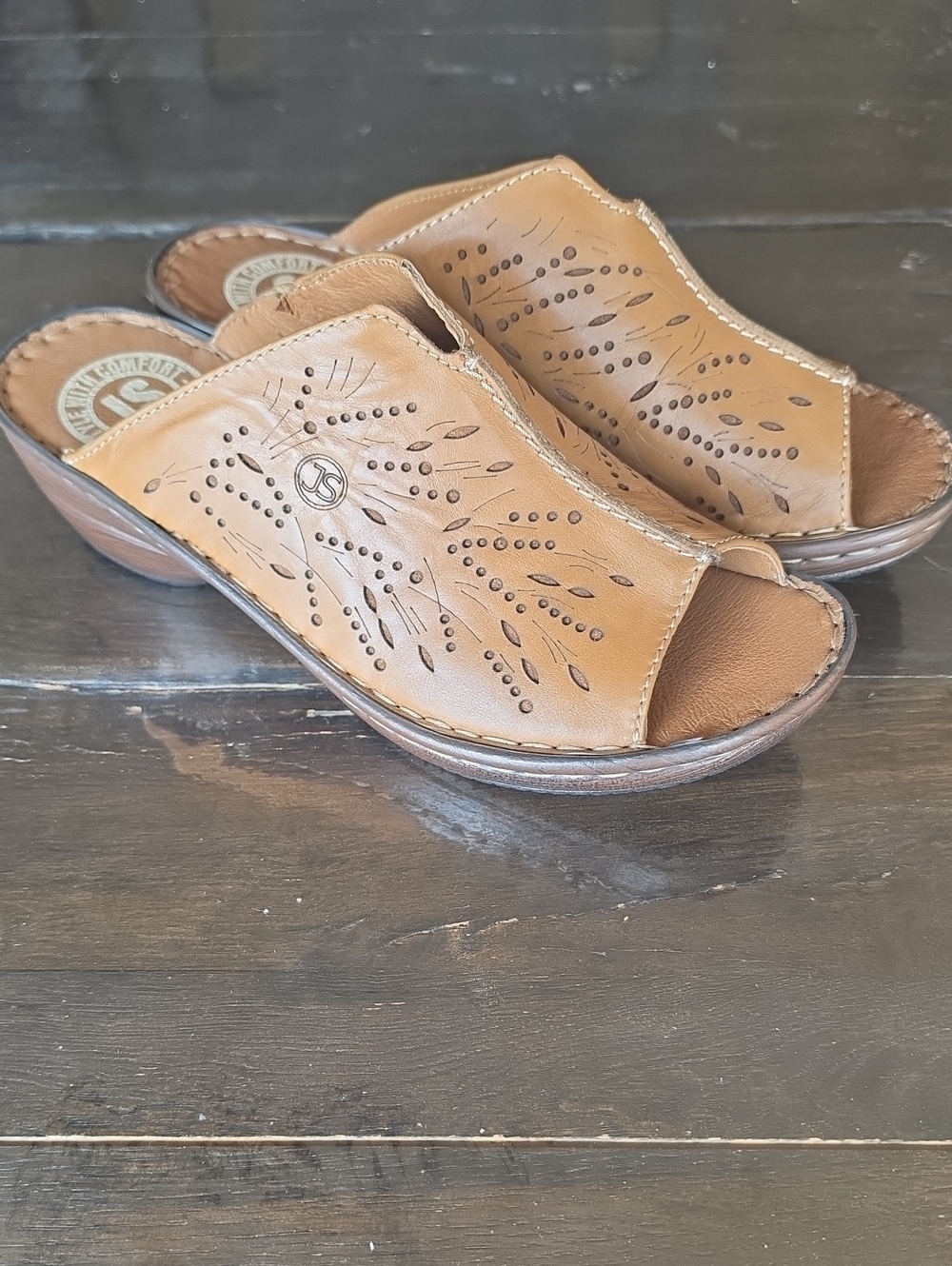 (41) Josef Seibel Clog Mule Sandal Minimalist Earthy Boho Summer Fall Vacation